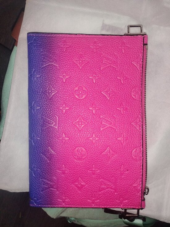 Louis Vuitton Handbags - Louis Vuitton Virgil Abloh Multicolor Monogram Taurillon Illusion Trio Pouch.